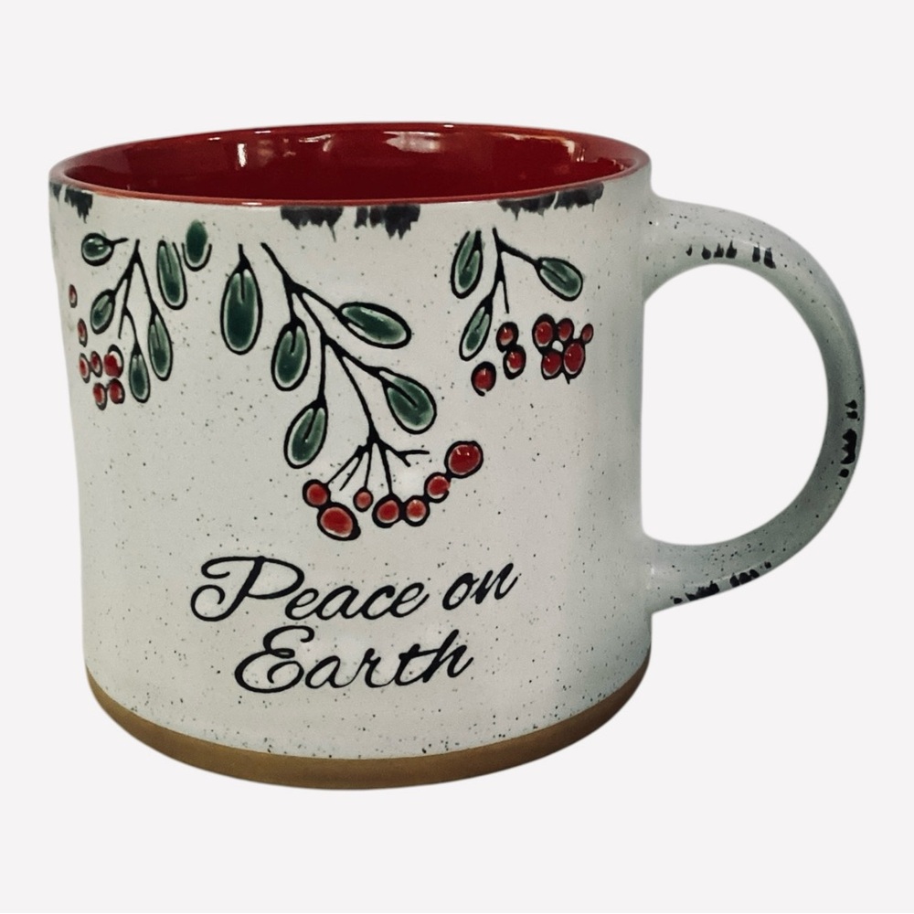 Peace on Earth Christmas Coffee Mug Spectrum Designz 2019 Holiday Cup